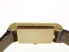 Thumbnail von Vacheron Constantin Tank Vintage Tank 18 Karat Yellow Gold RARE Caliber V 458 Manual Wind 25 x 35 mm unpolished original condition Rare C 458