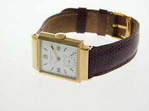 Thumbnail von Vacheron Constantin Tank Vintage Tank 18 Karat Yellow Gold RARE Caliber V 458 Manual Wind 25 x 35 mm unpolished original condition Rare C 458