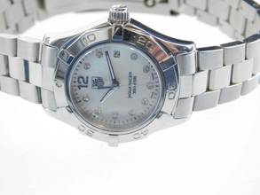 Thumbnail von TAG Heuer Aquaracer Lady Mother-of-Pearl Diamond Dial in excellent condition with fresh TAG Heuer service 29mm Lady in top condition full bracelet