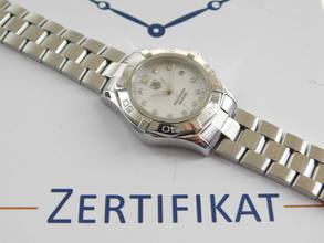 Thumbnail von TAG Heuer Aquaracer Lady Mother-of-Pearl Diamond Dial in excellent condition with fresh TAG Heuer service 29mm Lady in top condition full bracelet