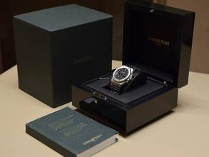 Thumbnail von Audemars Piguet Royal Oak Chronograph 26320st Black Chronograph 41mm Like New 2017