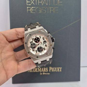  Audemars Piguet Royal Oak Offshore Chronograph Panda 42mm Automático Completo 