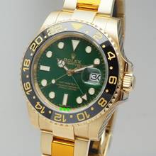 Thumbnail von Rolex GMT-Master II 116718LN (green) Gold 18k/750 Box+Papiere+Rolex Service Rolex Serviced 03/2026