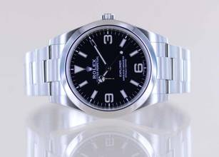 Thumbnail von Rolex Explorer I 39mm 214270 black dial Oysterband Stahl Full-Set B+P