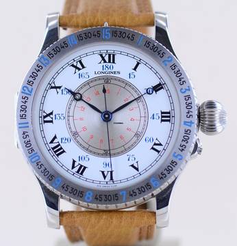  Longines Lindbergh Hour Angle Limited Edition Fliegeruhr Stahl Collector Box NOS 