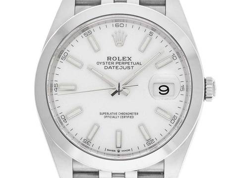  Rolex Datejust 41 Ref.126300 2021 Full Set wie Neu Datejust Stahl 