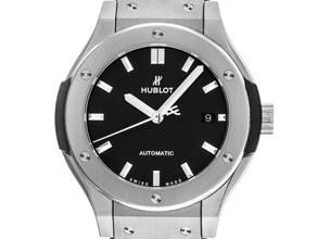 Thumbnail von Hublot Classic Fusion Ref.582.NX.1170.RX 2018 Full Set wie Neu Vintage Classic Fusion Titan Kautschuk Faltschließe