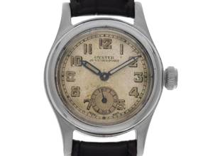 Thumbnail von Rolex Oyster Junior Sport Ref.2784 1940 original Box sehr gut Vintage Oyster Junior Sport Medium Krokoleder