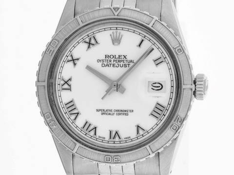  Rolex Datejust Turn-O-Graph Turn-O-Graph Ref.16250 1979 Box&Beschreibung sehr Gut Vintage Datejust Turn-O-Graph Stahl 18kt Weißgold open 6/9 