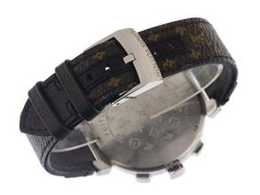 Thumbnail von Louis Vuitton Tambour Chronograph Ref.Q1122 2008 original box very good vintage Tambour Chronograph