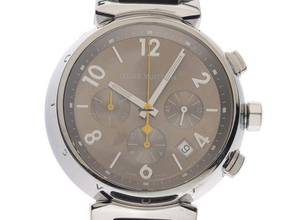 Louis Vuitton Tambour Chronograph Ref.Q1122 2008 original box very good vintage Tambour Chronograph