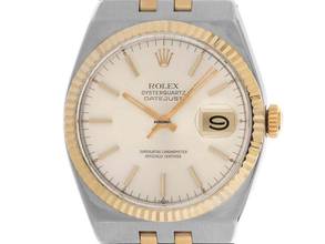 Rolex Datejust Oysterquartz Ref.17013 1986 Full Set like new Vintage Oysterquartz open 6/9
