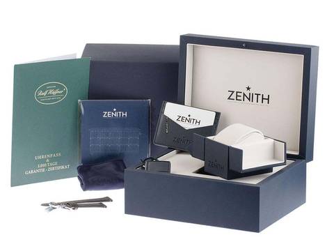  Zenith Pilot Big Date Flyback Ref.03.4000.3652/21.I001 2026 Full Set Ungetragen Pilot Big Date Flyback Kautschuk Faltschließe 