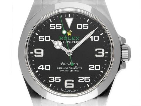  Rolex Air King Ref.126900 2022 Full Set wie Neu Air King 
