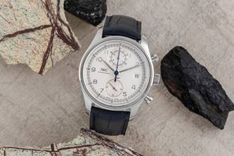 Thumbnail von IWC Portugieser Chronograph Classic Chronograph Automatik Stahl Ref. IW390403 Papiere 2014