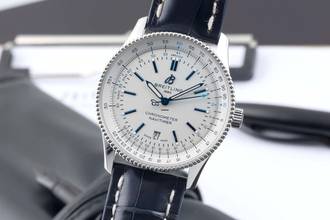  Breitling Navitimer 41 Stahl Automatik Ref. A173263A1G1P1 Box & Papiere Limited 