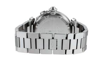 Thumbnail von Cartier Pasha C GMT Big Date Automatic Steel Men's Watch Ref. W31049M7