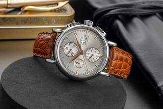 Thumbnail von IWC Portofino Chronograph Steel Automatic Men's Watch Ref. IW378302