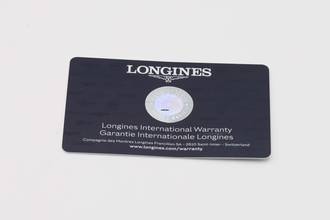 Thumbnail von Longines Record Steel Automatic Men's Watch Ref. L2.821.4.11.2 Papers 2023