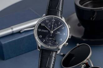 IWC Portugieser Chronograph Automatic Steel Ref. IW371609 B&P 2021