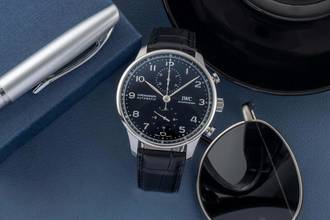 Thumbnail von IWC Portugieser Chronograph Automatic Steel Ref. IW371609 B&P 2021
