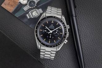 Thumbnail von Omega Speedmaster Professional Moonwatch Chronograph Steel Hand-Wound Ref. 3590.50.00 B&P