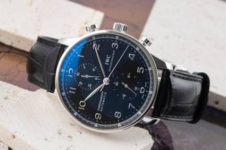 Thumbnail von IWC Portugieser Chronograph Steel Automatic Men's Watch Ref. IW371447 Papers 2018