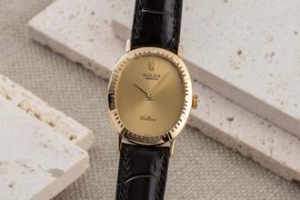 Thumbnail von Rolex Cellini 18k (0,750) Handaufzug Damenuhr Ref. 4047 Klassiker
