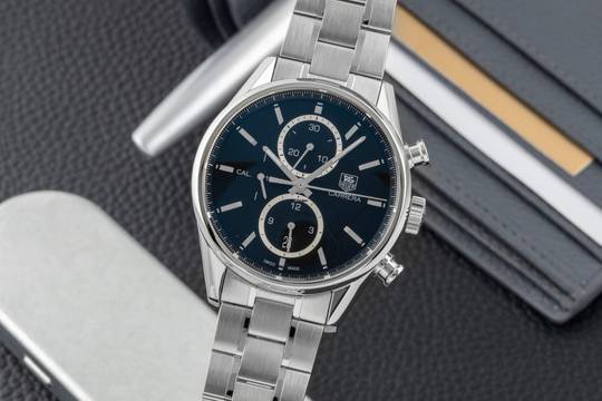  TAG Heuer Carrera Calibre 1887 Chronograph Stahl Automatik Herrenuhr Ref. CAR2110-0 