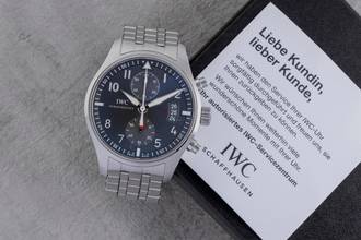 Thumbnail von IWC Pilot's Watch Spitfire Chronograph Steel Automatic Ref. IW387804 Papers