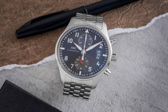 Thumbnail von IWC Pilot's Watch Spitfire Chronograph Steel Automatic Ref. IW387804 Papers