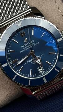  Breitling Superocean Heritage II 42 2022 Top condition like new blue 