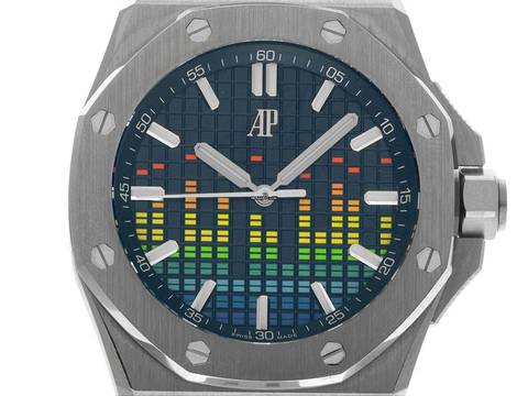  Audemars Piguet Royal Oak Offshore Ref.15710ST.OO.A027CA.01 2022 Full Set original unpoliert Royal Oak Offshore Titan Music Edition 