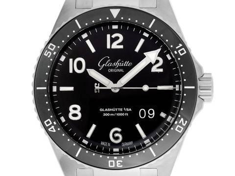  Glashütte Original SeaQ Panoramadatum Panorama Date Ref.1-36-13-01-80-70 2026 Full Set Ungetragen SeaQ Panorama Date 