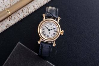 Thumbnail von Cartier Diabolo 18k (0,750) Gold Quarz Damenuhr Ref. W1515856