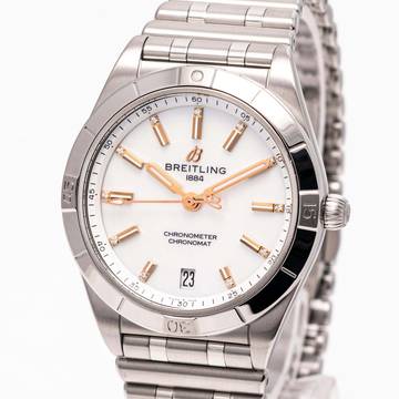  Breitling Chronomat 36 – A10380101A4A1 – like NEW – 05/2023 Full Set 