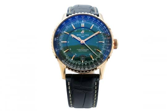  Breitling Navitimer GMT 41MM - Green Dial - Rose Gold - R32310 2023 