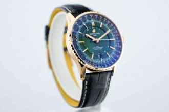 Thumbnail von Breitling Navitimer GMT 41MM - Green Dial - Rose Gold - R32310 2023