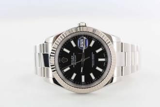 Thumbnail von Rolex Datejust II Ref.116334//Black Dial/Stahl/Weissgold//#KS