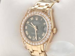 Thumbnail von Rolex Pearlmaster 34 81158 2016 Gelbgold 750 Diamanten Automatik 18kt Yellow Gold Medium Chronometer Oyster