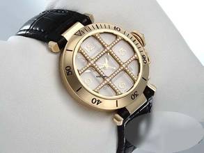 Thumbnail von Cartier Pasha 35mm Gelbgold 750 Diamanten Automatik Medium W3012351 Damen 18kt Yellow Gold