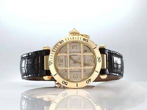 Thumbnail von Cartier Pasha 35mm Gelbgold 750 Diamanten Automatik Medium W3012351 Damen 18kt Yellow Gold
