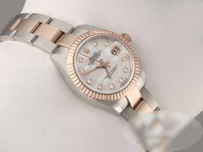 Thumbnail von Rolex Lady-Datejust 28mm 279171 Edelstahl Rosegold 750 Diamanten Automatik Stainless Steel 18kt Rose Gold Oyster-band Chronometer