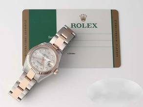 Thumbnail von Rolex Lady-Datejust 28mm 279171 Edelstahl Rosegold 750 Diamanten Automatik Stainless Steel 18kt Rose Gold Oyster-band Chronometer