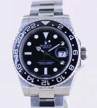  Rolex GMT-Master II 116710LN Oysterband Keramik Stahl Top B+P 