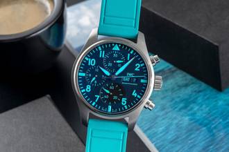 Thumbnail von IWC Fliegeruhr Chronograph Pilot Chronograph 41 AMG Petronas Titan Automatik Ref. IW388108 B&P 2022
