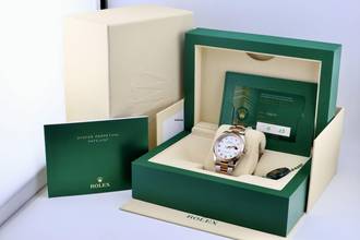 Thumbnail von Rolex Datejust 36 MOP Dial With Diamond Index - Steel And Rose Gold - Oyster Bracelet - 116231