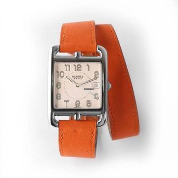  Hermès Cape Cod Steel White Dial 