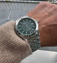 Thumbnail von Omega Seamaster 120 M Jacques Mayol Limited Edition Green Dial - Vintage B&P