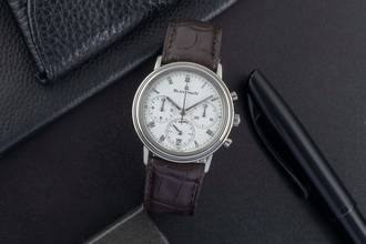 Thumbnail von Blancpain Villeret Chronograph Stahl Automatik Herrenuhr Ref. 1185-1127